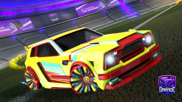 A Rocket League car design from stolid-leopard3