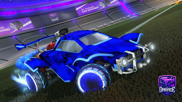 A Rocket League car design from MoonKnight20