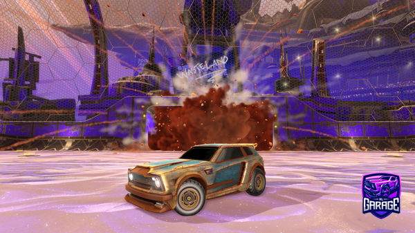 A Rocket League car design from PEIXONAuTA