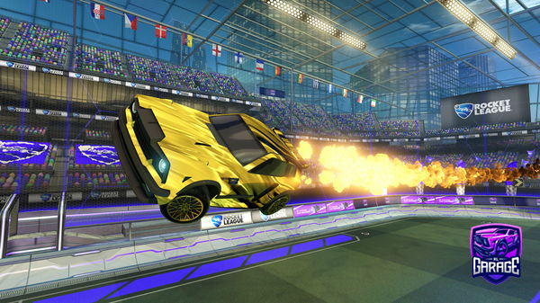 A Rocket League car design from OpaMahmoet