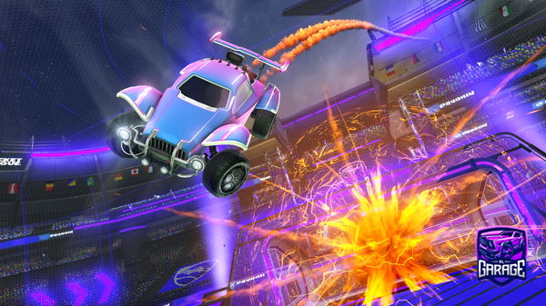 A Rocket League car design from Gamerlesss101