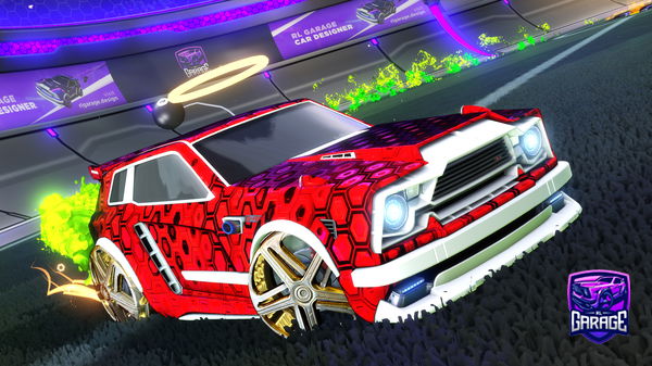 A Rocket League car design from ChumliiDoItBIG