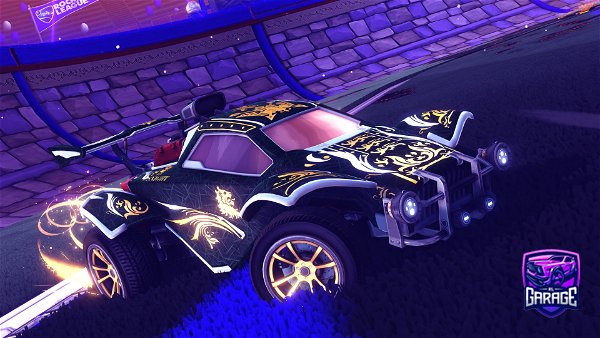 A Rocket League car design from WallabyWill