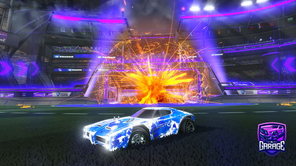 A Rocket League car design from Dragondino13