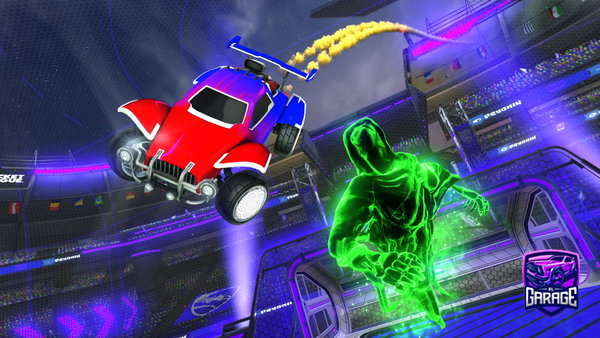 A Rocket League car design from Cellitooo