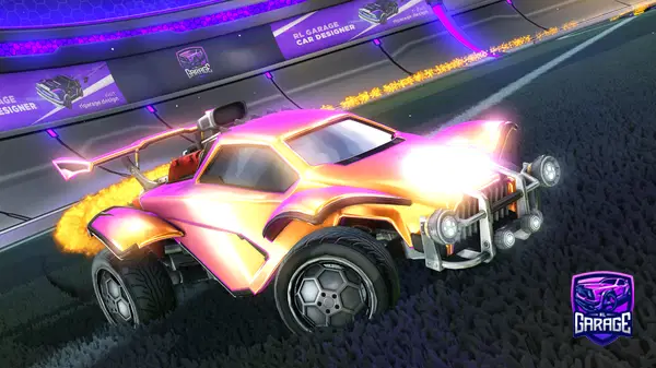 A Rocket League car design from BtoXXX