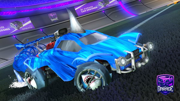 A Rocket League car design from CrazyRedTail