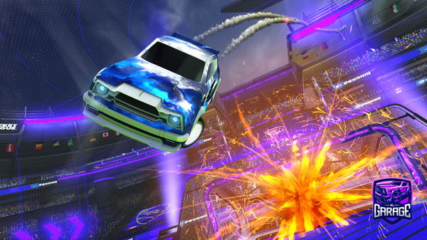 A Rocket League car design from MruSX