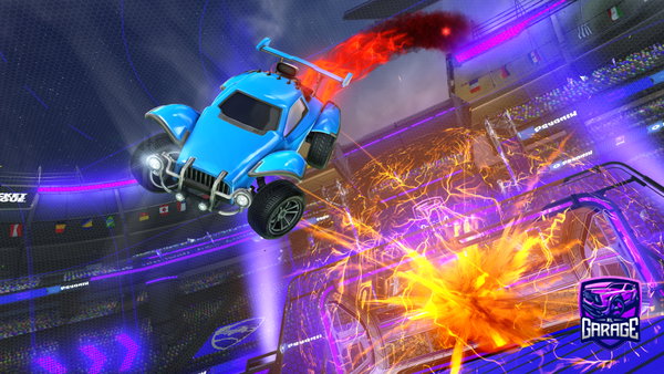 A Rocket League car design from jooomal