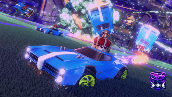 A Rocket League car design from Galaxy_Henrique