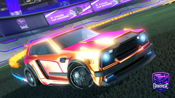 A Rocket League car design from dogemaster42