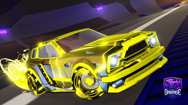 A Rocket League car design from purple_shot