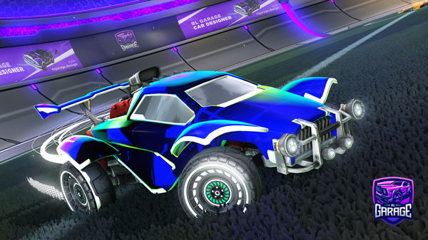 A Rocket League car design from Kyulnjir