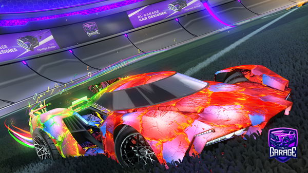A Rocket League car design from WFE_POIM