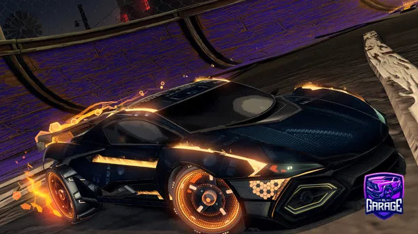 A Rocket League car design from stova