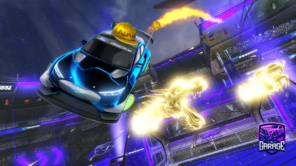 A Rocket League car design from Buffy356