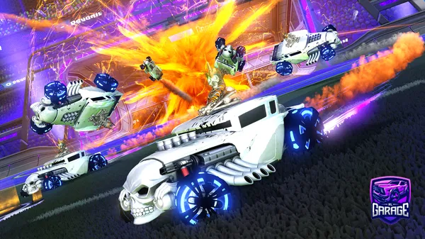 A Rocket League car design from Logibearforniteplayer