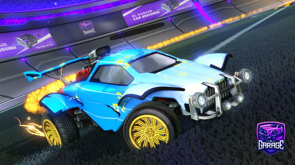 A Rocket League car design from TMPGDan