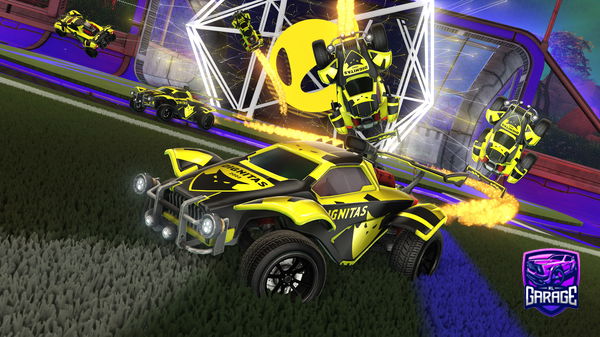 A Rocket League car design from Fenchelltee