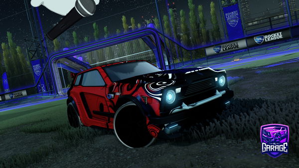 A Rocket League car design from EXOTICBinRL