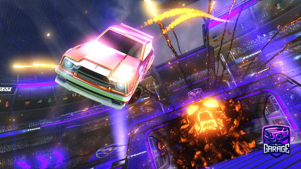 A Rocket League car design from prelo