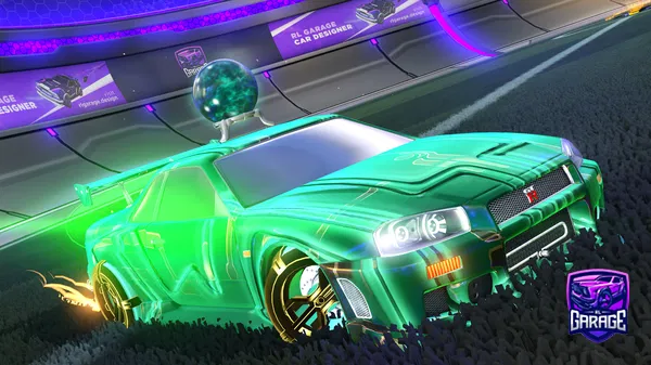 A Rocket League car design from Hotrod_hotdogs