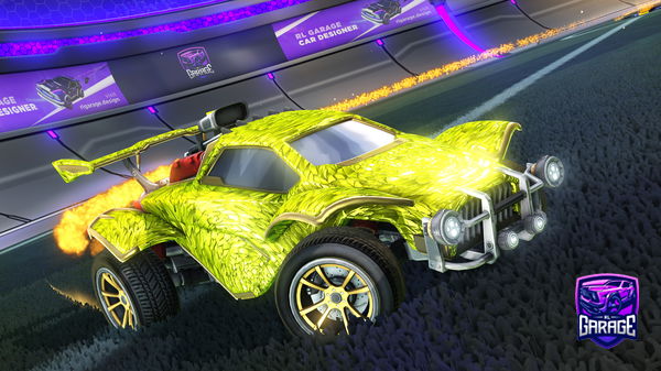 A Rocket League car design from NRG_dhidby