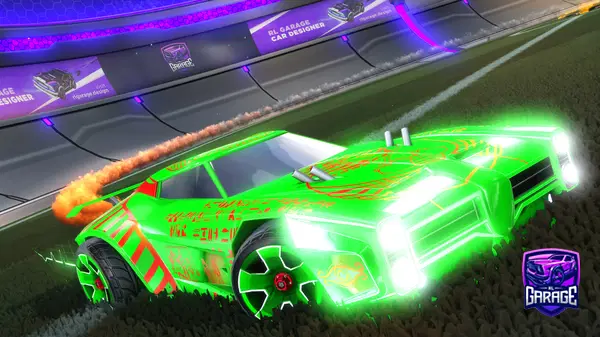 A Rocket League car design from danbow88