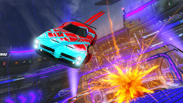 A Rocket League car design from Psych0_FaZe