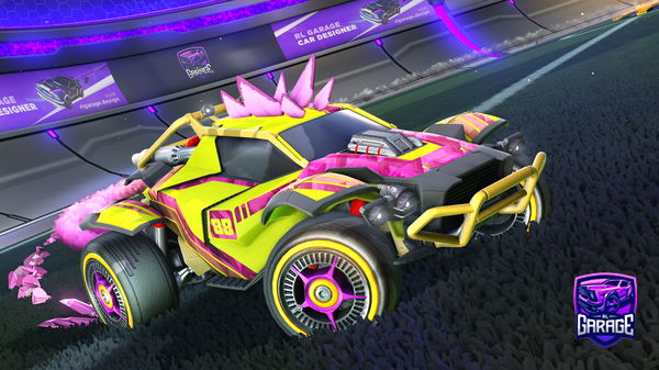 A Rocket League car design from SplitLemon