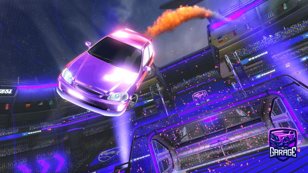 A Rocket League car design from akamonke