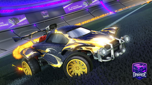 A Rocket League car design from Blitzberry