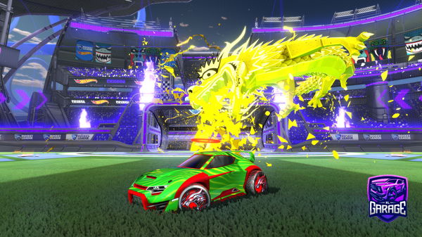 A Rocket League car design from HUGONITE14