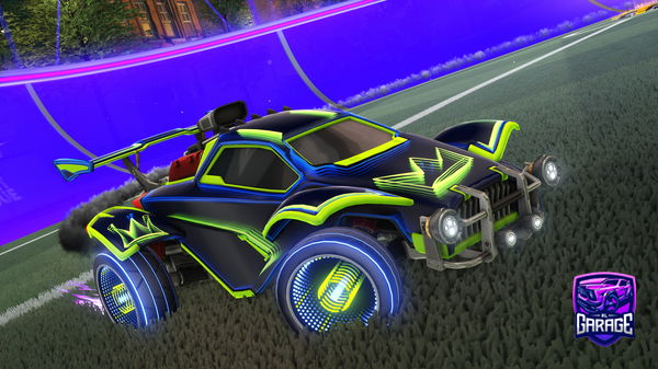 A Rocket League car design from ReviloFX