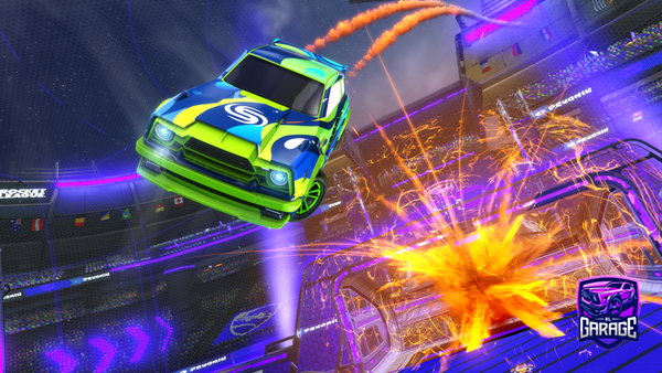 A Rocket League car design from dyllaw