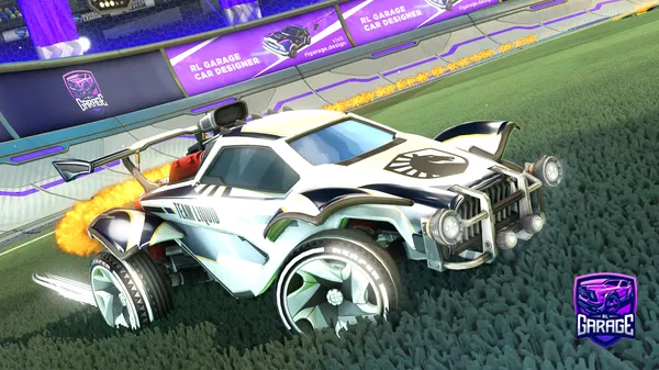A Rocket League car design from Skizzly