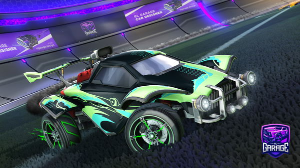 A Rocket League car design from Blick3