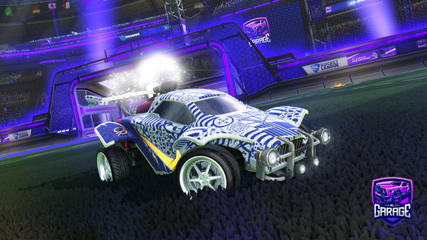A Rocket League car design from JoslMTM