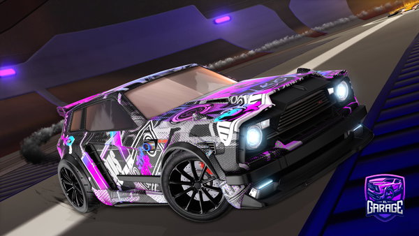 A Rocket League car design from BasiIipo