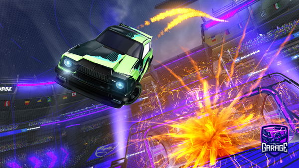 A Rocket League car design from tedifyy