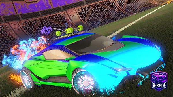 A Rocket League car design from corolla