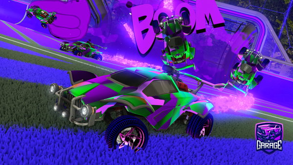 A Rocket League car design from kuchidiver