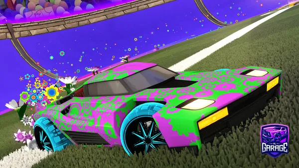 A Rocket League car design from KingCucumber