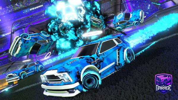 A Rocket League car design from Spectramo867