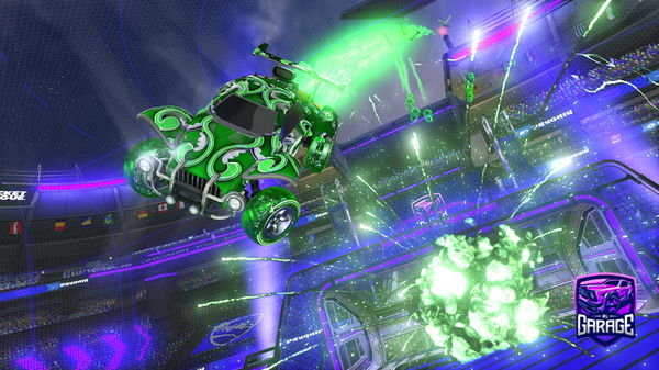 A Rocket League car design from Derpieclaytoes