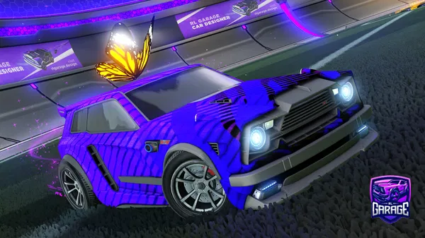 A Rocket League car design from Warpclone