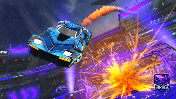 A Rocket League car design from ItsSpiderBoi