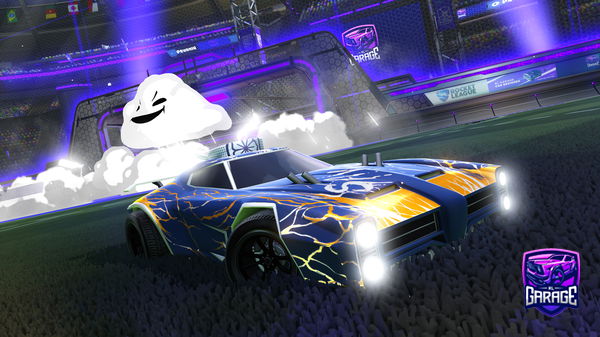 A Rocket League car design from Glop18