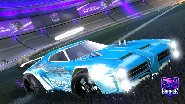 A Rocket League car design from ItzCl0udzRL