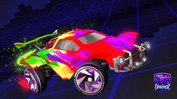 A Rocket League car design from iteachii